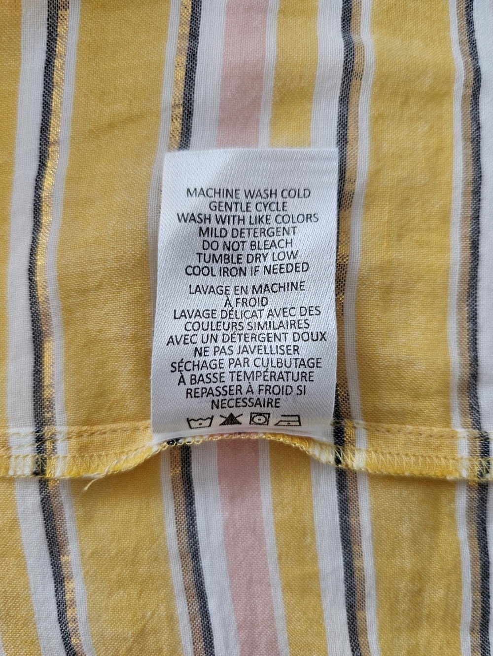 Veronica Beard Serence Skirt Yellow With Metallic Detail Size Small - Picture 5 of 5
